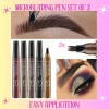 SVMY Microblading Tattoo Eyebrow Ink, Waterproof Marker, 3D Fork Makeup-