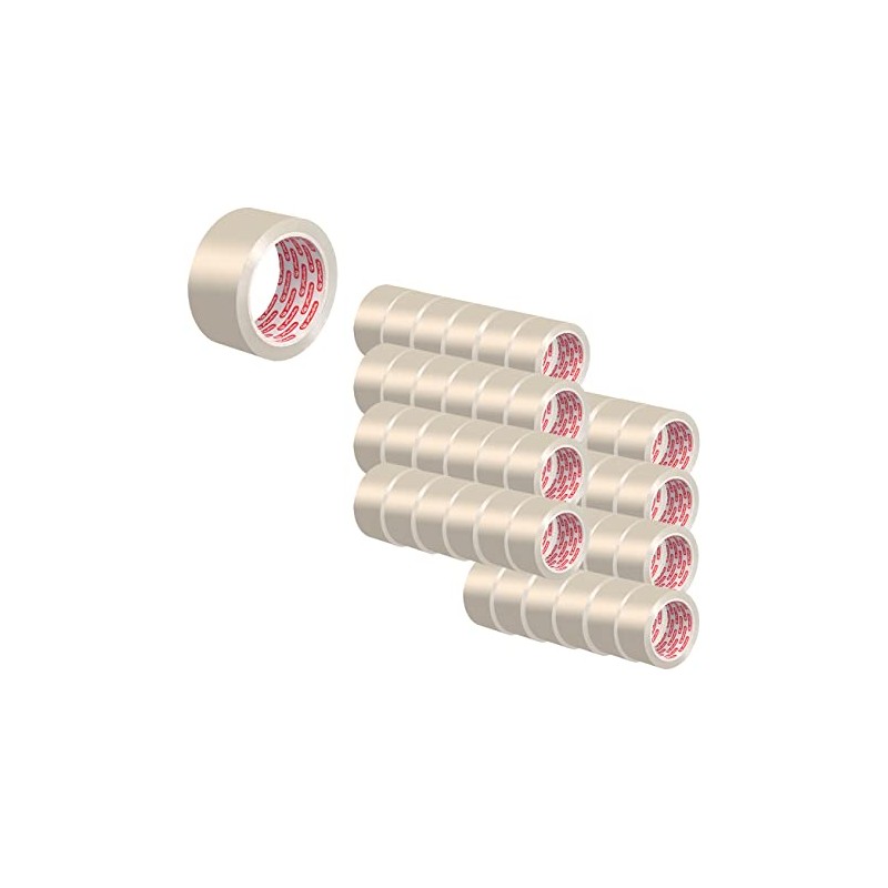 Herlitz Packing Tape Transparent 66 m x 50 mm Low
