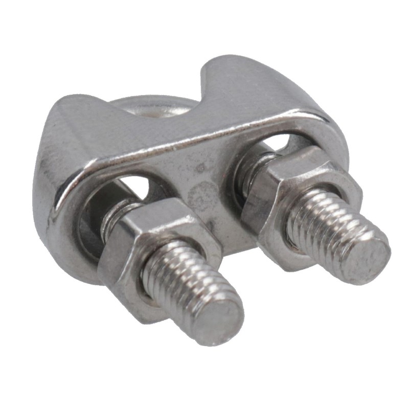 AB Tools 4mm Wire Rope/Cable Grip/Clamp Stainless Steel 316 Marine