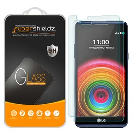 Supershieldz (2 Pack) Designed for LG X Power Tempered Glass Screen Protector Anti Scratch, Bubble Free