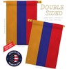 Armenian House Flag - Dowel Set Regional Nationality Nation International