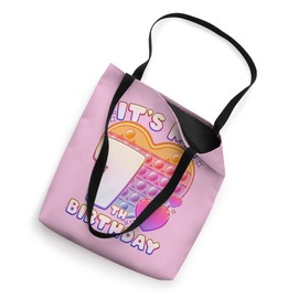 Pop-it Birthday Girl 7 years old, Push it Pop Fidget Bubble Tote Bag