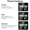 Small Engine Tachometer, Digital Tachometer Tach Gauge Reset Function Equipped