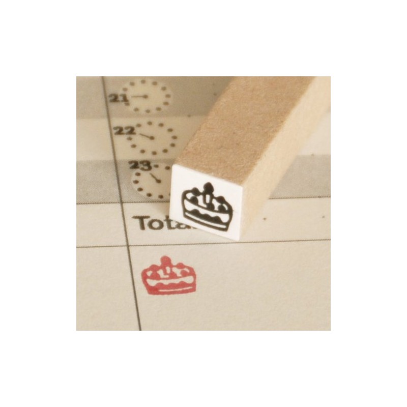 育児日記用ミニスタンプ ケーキ