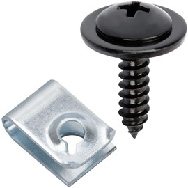 OAUTOO 10Sets Fender Liner & Splash Shield Screw with Nut Kit for Honda & Acura 90308-SB2-013 90114-SE0-000
