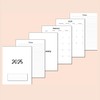 2025 Monthly Calendar Refills for 11-Disc Letter Size Planners. Fits: