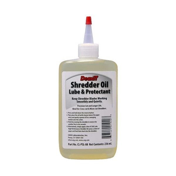 CAIG LABORATORIES, DeoxIT Shredder Oil, Lube & Protectant, 236 mL,