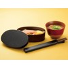 Canoe 74530 Traditional Japanese Color Lacquer Soup Wan, 11.2 fl