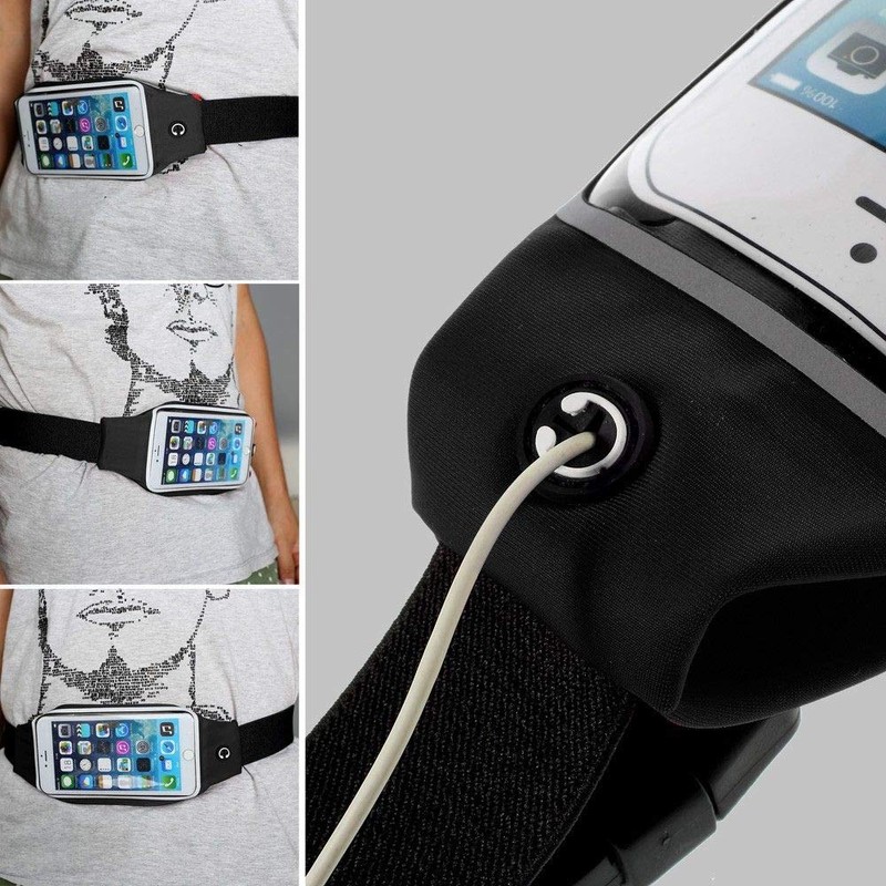 DFV mobile - Case Belt Bag Reflective with Touch Screen