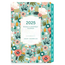 2025 Planner Refills - 2025 Weekly Monthly Planner Refills from January 2025 to December 2025, A5 Planner Refills/Inserts with 7 Punched Holes, 5.5'' x 8.5''