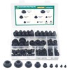 110PCS Silicone Rubber Plugs for Round Holes Assorted Sizes T-Shape