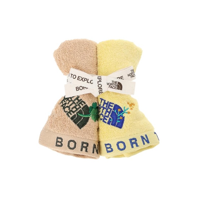 Nature Dye Hand Towel Set Clover C Flower, Clover C