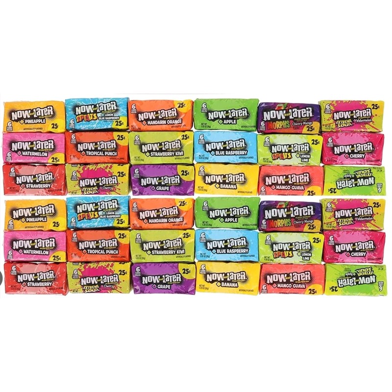 Now and Later Candy Variety Pack – 24 Packs ,