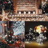 LAMPHOME 100 LED White Fairy Lights Battery Operated, Mini Battery