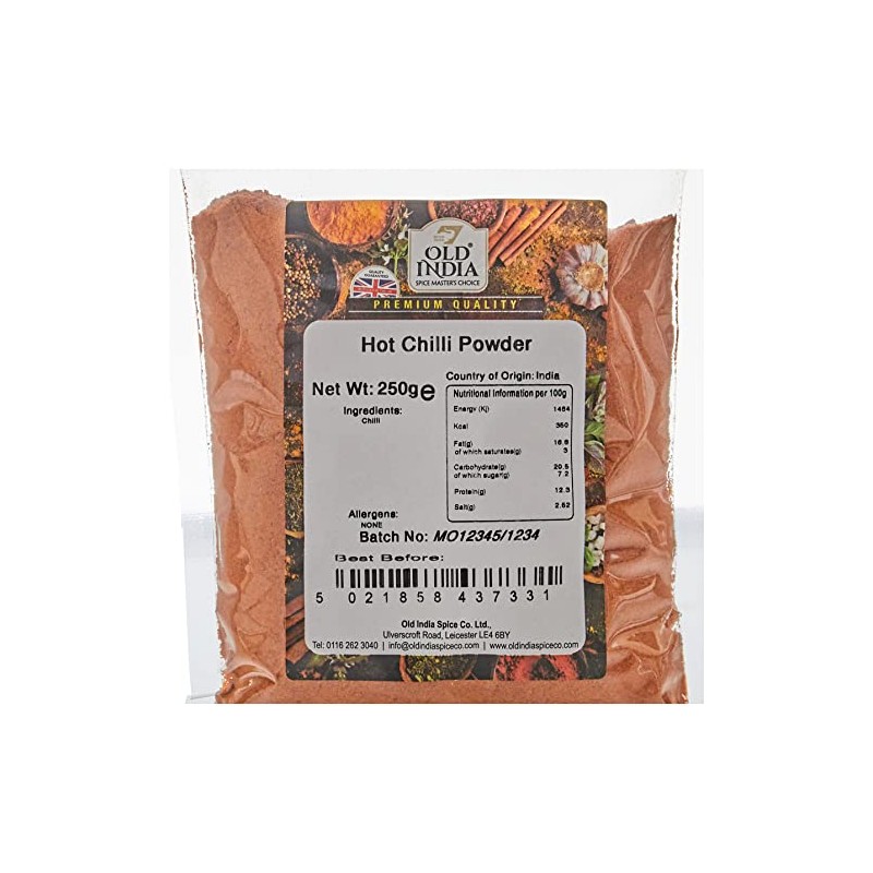 Old India Hot Chilli Powder 250g