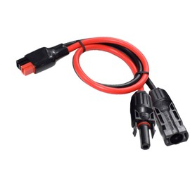 LIXIN Solar Panel Cable Kits, 12AWG for Suaoki, Renogy Solar Generator Portable Powerstation-1 m/3.28ft