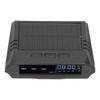 Smart HUD Display Digital Solar Charged Displays Time Temp Over
