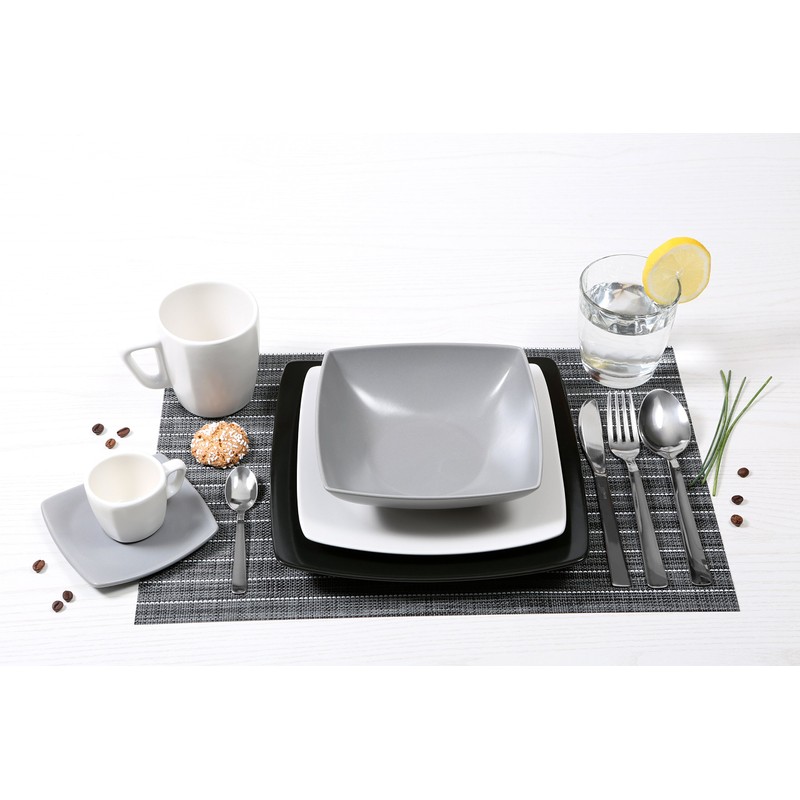 Excelsa Eclipse Ceramic Soup Plate, White