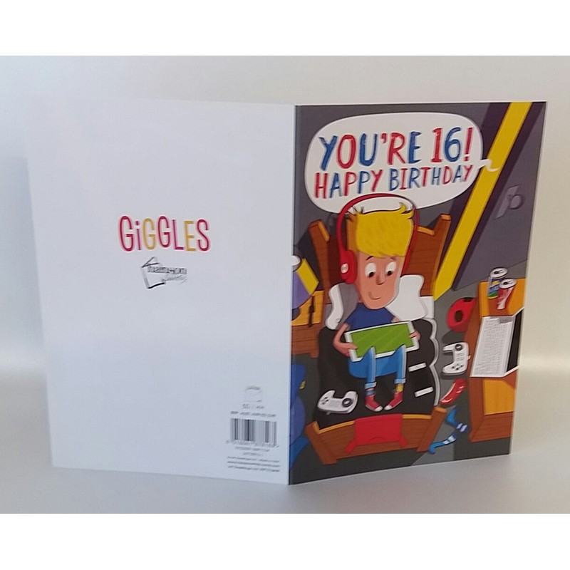 16 Today Happy Birthday Card