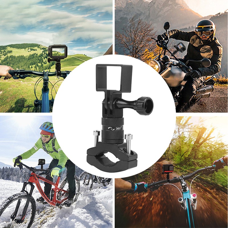 360 Degree Bicycle Motorbike Handlebar Pipe Clamp Bracket for Osmo