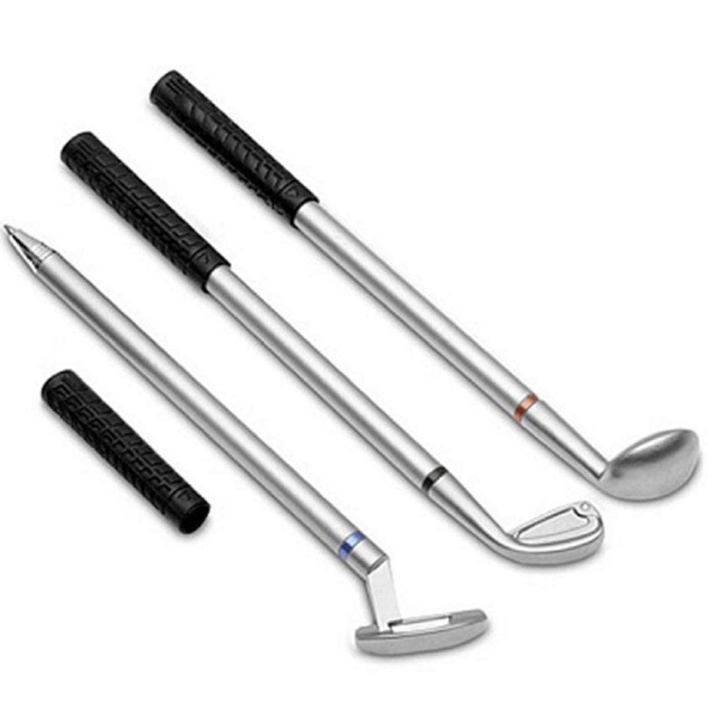 LL-Golf® Pen Holder Miniature Golf Bag with Trolley and 3