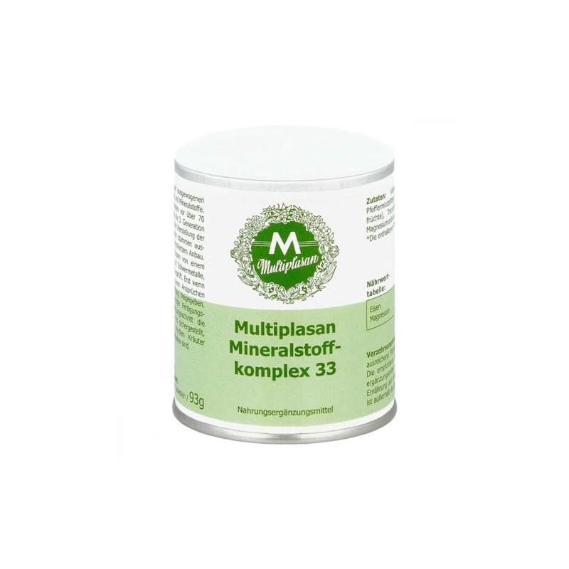 Multiplasan Mineral Complex 33 Tablets Pack of 350
