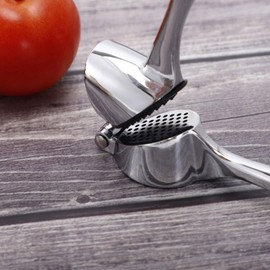 AIXXCUVQ Ergonomically Designed Garlic Puree Maker Easy to Grip and Garlic Puree Holder Zinc Alloy Garlic Remove Peel Manual Tool