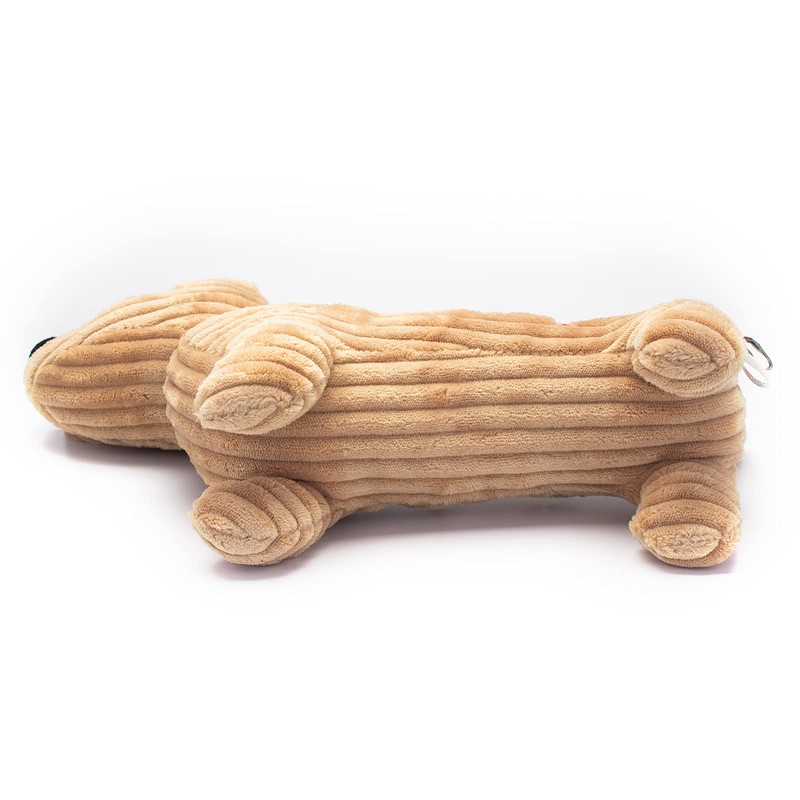 Petface Dougie Deli Cord, Plush Puppy Dog Toy