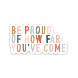 Swaygirls magnets | Cute fridge magnets | Be proud of how far you've come | Inspirational refrigerator magnet | Inspirational self care quotes