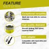 Diamond Tile Hole Saw Kit - Diamond Core Drill Bits