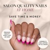 Glamnetic Press On Nails - Raspberry Sorbet | Semi-Transparent Dark