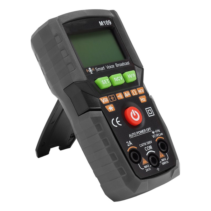 Digital Multimeter English Voice Broadcast Flashlight Backlit Screen Automatic Portable