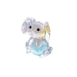 Crystal Elephant Ornament, Crystal Elephant Gifts for Women Statue Decoration Cute Elephant Decor Crystal Glass Elephant Figurine for Home Animal Glass Figurines Ornament