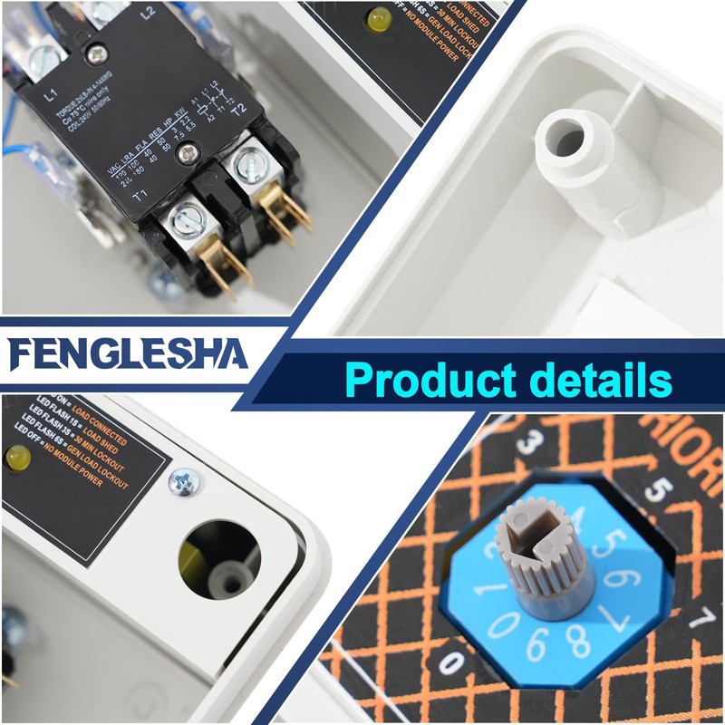 50 Amp Load Manager Smart Management Module compatible with Generac
