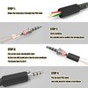 Ancable Replacement 10pcs TRRS Plug 4 Pin 3.5mm Male Solder