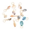 Hair Braid Rings Dreadlocks Ring Shell Hair Ring DIY Hair