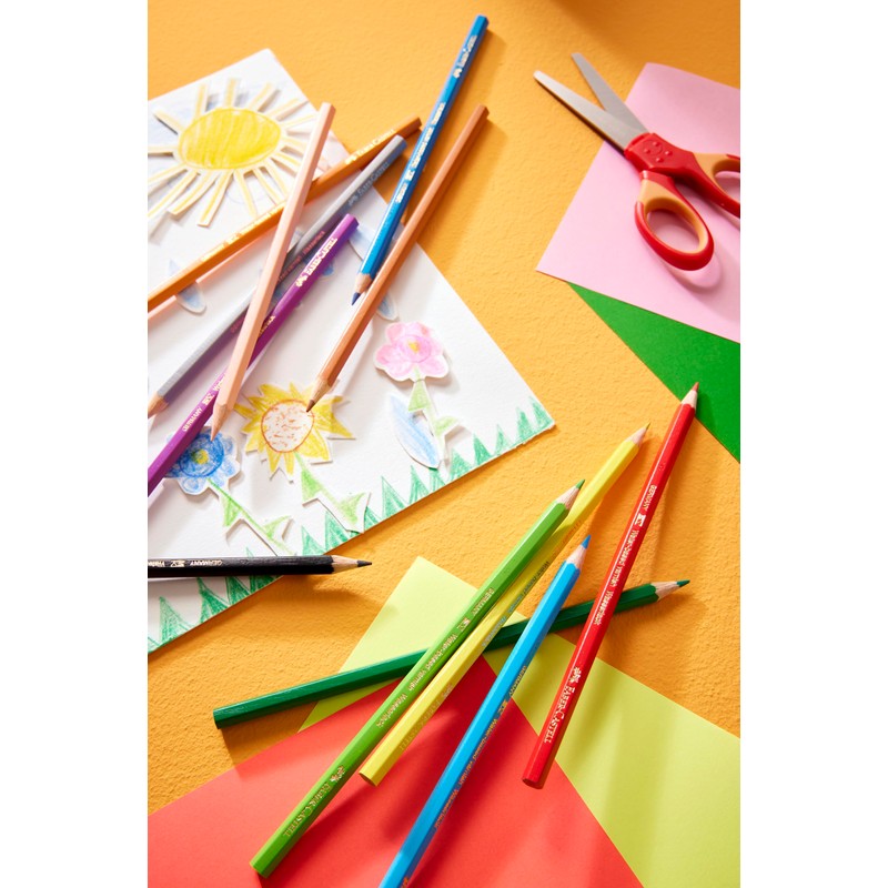 Faber-Castell Castle 111260 Colouring Pencils Set, 60 Pieces, Hexagonal, Shatterproof,