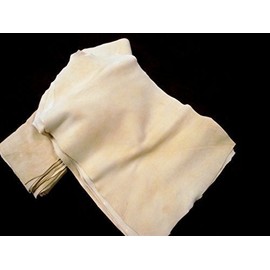 Genuine Chamois Leather and Car Leather in Handy Size of Approx. 39 x 55 cm in French Cut