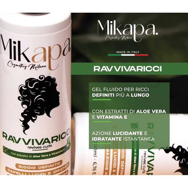 Ravviva Ricci Produkt für lockiges Haar, Gel für lockiges Haar