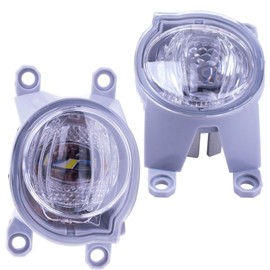 Pair Of LED Fog Lights Lamps Compatible Compatible with Toyota RAV4 2019-2024 With Cover + Switch + Wiring + Bracket Kit ‎Replaces TO1038223 TO1039223 TO1038225 TO1039225 TO2593142 TO2592142