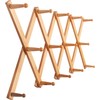 SKOLOO Hat Rack for Wall with 14 Hooks, Solid Wooden,