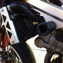 Shogun Suzuki SV1000 SV 1000 SV1000S 2003 2004 2005 2006 2007 Black No Cut Frame Sliders - 750-5909 - MADE IN THE USA