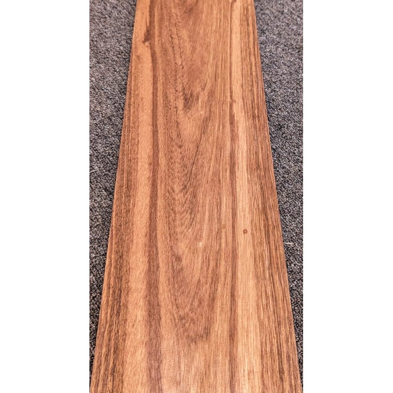 Iroko Flat Cut wood veneer 5" x 56" raw with