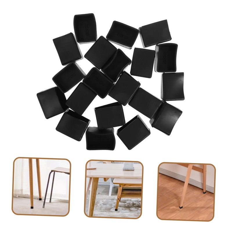 SHINEOFI 20pcs Non Slip Floor Protectors for Chair and Table