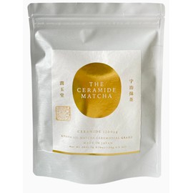 THE CERAMIDE MATCHA,JUNGYOKUDO潤玉堂Ceremonial Grade, matcha Powder Uji Kyoto Japan,Ceramide Hydration Drink, Cognitive Support,28sticks, 2g of matcha in one stick. Luxury Beauty