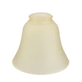 Aspen Creative 23171-4 Transitional Amber Ceiling Fan Replacement Glass Shade. 2-1/8"Fitter, 5-1/2"Diameter x 4-3/4"Height. 4 Pack