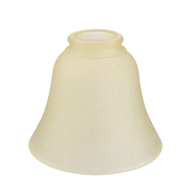 Aspen Creative 23171-4 Transitional Amber Ceiling Fan Replacement Glass Shade.