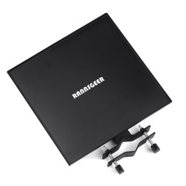 Rannsgeer Heavy Duty Metal Square Tray for Tripod Speaker Stand and TV Stand (11.8x11.8)
