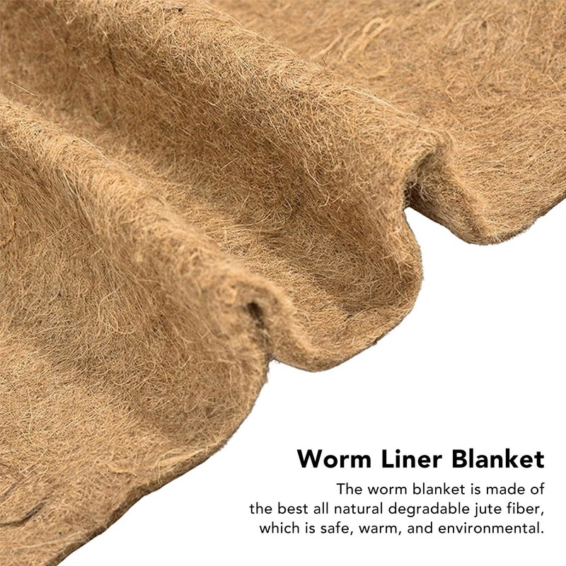 Worm Container Blanket, Jute Fibre Mat, Biodegradable Jute Fibre for