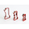 3Pcs Number One Cookie Cutters 5", 4", 3", 1 Cookie